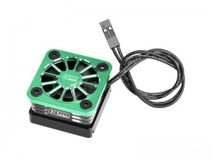 GPM XRTM051FAN ALLOY ESC HIGH SPEED COOLING FAN 28000 RPM BL-2S 3383 and Velineon VXL-3S 3355R FOR TRAXXAS MINI XRT / MINI MAXX / 1/8 JATO 4X4 / SLASH ... - XRTM051FAN-G