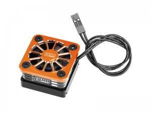 GPM XRTM051FAN ALLOY ESC HIGH SPEED COOLING FAN 28000 RPM BL-2S 3383 and Velineon VXL-3S 3355R FOR TRAXXAS MINI XRT / MINI MAXX / 1/8 JATO 4X4 / SLASH MUDBOSS / FORD FIESTA ST RALLY - ORANGE - XRTM051FAN-OR