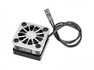 GPM XRTM051FAN ALLOY ESC HIGH SPEED COOLING FAN 28000 RPM BL-2S 3383 and Velineon VXL-3S 3355R FOR TRAXXAS MINI XRT / MINI MAXX / 1/8 JATO 4X4 / SLASH MUDBOSS / FORD FIESTA ST RALLY - SIVLER - XRTM051FAN-S