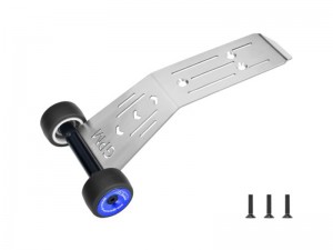 GPM XRTM040R STAINLESS STEEL BEARING WHEELIE BAR FOR TRAXXAS MINI XRT 108076-1 / MINI MAXX 108076-1 - BLUE - XRTM040R-B