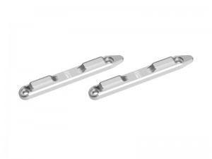 GPM MAJ015 7075 ALLOY ROOF SKID RAIL ARA480030 ARA480032 ARA480034 FOR ARRMA 1/7 MOJAVE 6S EXB / MOJAVE 6S BLX / MOJAVE 6S V2 - SILVER - MAJ015-S