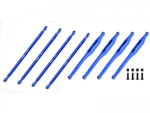 GPM 7075 ALLOY UPPER & LOWER  LINK BAR SET LOS244012 LOS244013 FOR LOSI 1/8 LMT 2.0 MONSTER LOS04028 - LMT201449-B