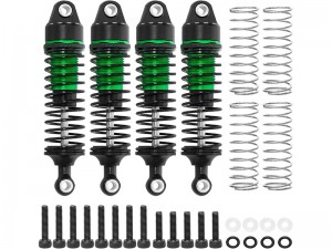 ALUMINUM OIL DAMPER SET - 59mm ARA-1252 FOR ARRMA 1/18 GRANITE GROM 1/14 TYPHON GROM 1/16 MOJAVE GROM - GREEN - RS-ARA-1252/GR