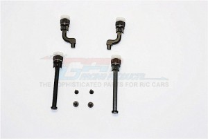 GPM SP3201FR/BMW-B ALUMINIUM FRONT+REAR MAGNET BODY MOUNT FOR BMW M3 E30 HPI SPORT 3 FLUX - SP3201FR/BMW-BK