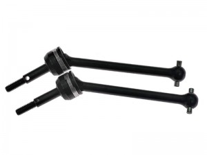 STEEL REAR CVD DRIVE SHAFT 19115153 N1 N3 FOR TAMIYA 1/10 RC DT-04 FIGHTER NXGEN DT04 58741 - RS-DT04-02/BK