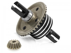 ASSEMBLED ALUMINUM GEAR DIFFERENTIAL W/ METAL GEAR JOINT 22049 FOR 1/10 TAMIYA TT-02 XM-01 XV-02 XM-01 RC CAR - RS-TA22049/BK