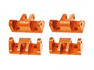 GPM LMT2030 7075-T6 ALLOY LOWER SHOCK MOUNT FOR LOSI 1/8 LMT 2.0 GRAVE DIGGER MONSTER TRUCK LOS04028 - ORANGE - LMT2030-OR
