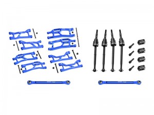 GPM TXMMWIDE/KIT 7075 ALLOY WIDEMAXX SUSPENSION KIT 10790 FOR TRAXXAS MINI MAXX / MINI XRT 107154-1 108076-1 - TXMMWIDE/KIT-B