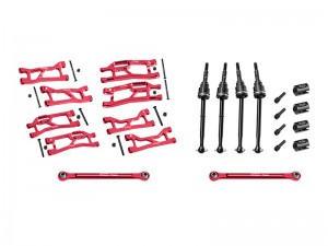GPM TXMMWIDE/KIT 7075 ALLOY WIDEMAXX SUSPENSION KIT 10790 FOR TRAXXAS MINI MAXX / MINI XRT 107154-1 108076-1 - RED - TXMMWIDE/KIT-R