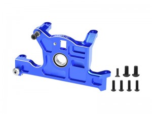 GPM TJ036 ALLOY BEARING MOTOR MOUNT 7460 FOR TRAXXAS 1/8 JATO 4X4 4S / 2S / 1/10 RUSTLER FORD FIESTA ST RALLY RUSTLER 4X4 VXL SLASH LCG - BLUE - TJ036-B