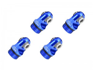 GPM H10DP/CAP 7075-T6 ALLOY SHOCK CAP IRC00514 FOR VANQUISH 1/10 H10 OPTIC CRAWLER VPS09027 - BLUE - H10DP/CAP-B
