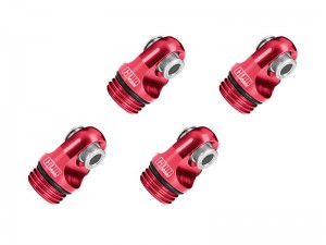 GPM H10DP/CAP 7075-T6 ALLOY SHOCK CAP IRC00514 FOR VANQUISH 1/10 H10 OPTIC CRAWLER VPS09027 - RED - H10DP/CAP-R