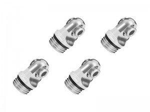 GPM H10DP/CAP 7075-T6 ALLOY SHOCK CAP IRC00514 FOR VANQUISH 1/10 H10 OPTIC CRAWLER VPS09027 - SILVER - H10DP/CAP-S