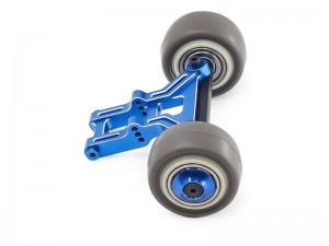 ALUMINUM REAR WHEELIE BAR AR320366 FOR ARRMA 1/8 KRATON NOTORIOUS 1/8 TYPHON 6S BLX - BLUE - 4894538291476