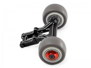 ALUMINUM REAR WHEELIE BAR AR320366 FOR ARRMA 1/8 KRATON NOTORIOUS 1/8 TYPHON 6S BLX - BLACK - 4894538291483