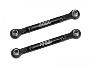 GPM SLAM162 7075-T6 ALLOY FRONT STEERING TOE LINKS 51mm 10843 FOR TRAXXAS MINI SLASH 4X4 108164-1 - BLACK - SLAM162-BK