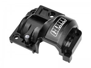 GPM TPS038M ALLOY TRANSMISSION GEAR COVERS 10987 FOR TRAXXAS 1/6 FUNCO PRO SCALE 2WD SAND CAR 8S 109076-4 - TPS038M-BK