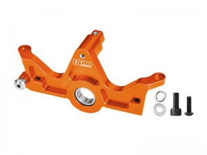 GPM SLA018A 7075-T6 ALLOY BEARING MOTOR MOUNT 6860R FOR TRAXXAS 1/10 SLASH 4X4 / HOSS 3S / BIGFOOT 4X4 / Ford Raptor R 4X4 Ultimate / Stampede 4X4 - ORANGE - SLA018A-OR