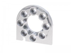 ALUMINUM MOTOR MOUNT 53666 FOR 1/10 TAMIYA TT-01 DF-02 RC CAR - RS-TA53666/SI
