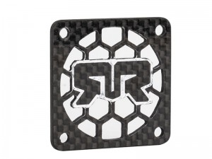 CARBON FIBER 30 X 30mm COOLING FAN PROTECTION PLATE FOR 1/10 RC CAR - TYPE B - RS-3030B/BK