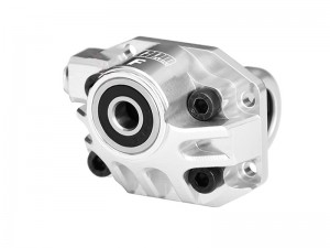 GPM H10012A 7075-T6 ALLOY FRONT AXLE THIRD MEMBER OVERSIZE BEARING VPS08606 FOR VANQUISH 1/10 H10 OPTIC VPS09027 - SILVER - H10012A-S