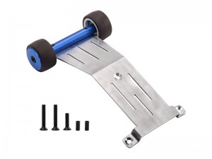 STAINLESS STEEL REAR WHEELIE BAR 10835 FOR TRAXXAS MINI SLASH 4X4 RC SHORT COURSE 108164-1 - BLUE - RS-TRX10835/BU