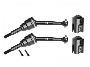 GPM SLAM040FRS 4140 CARBON STEEL FRONT / REAR DRIVESHAFTS AND DRIVE CUPS 10850X FOR TRAXXAS MINI SLASH 4X4 108164-1 - REAR - SLAM040RS