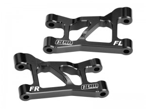 GPM SLAM054 7075-T6 ALLOY FRONT UPPER SUSPENSION ARMS 10831 FOR TRAXXAS MINI SLASH 4X4 108164-1 - SLAM054-BK