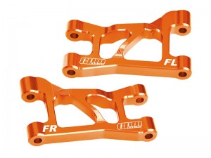GPM SLAM054 7075-T6 ALLOY FRONT UPPER SUSPENSION ARMS 10831 FOR TRAXXAS MINI SLASH 4X4 108164-1 - ORANGE - SLAM054-OR