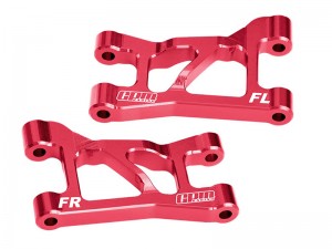 GPM SLAM054 7075-T6 ALLOY FRONT UPPER SUSPENSION ARMS 10831 FOR TRAXXAS MINI SLASH 4X4 108164-1 - RED - SLAM054-R