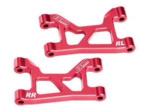 GPM SLAM057 7075-T6 ALLOY REAR UPPER SUSPENSION ARMS FOR TRAXXAS MINI SLASH 4X4 108164-1 - RED - SLAM057-R