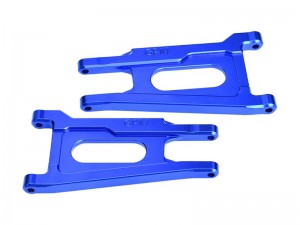 GPM TFR055F/R 7075 ALLOY FRONT / REAR SUSPENSION ARMS 6731 FOR TRAXXAS 1/10 FORD FIESTA ST RALLY VXL 74276-4 - BLUE - TFR055F/R-B