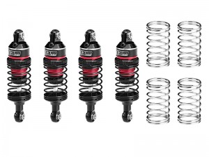 GPM SLAM063FR 6061 ALLOY FRONT & REAR ADJUSTABLE PROGRESSIVE SPRING SHOCK 63mm 10865 10860 FOR TRAXXAS MINI SLASH SHORT COURSE 108164-1 - SLAM063FR-R