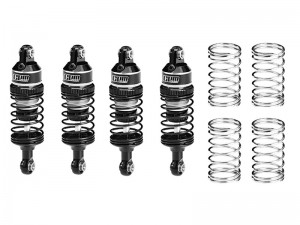 GPM SLAM063FR 6061 ALLOY FRONT & REAR ADJUSTABLE PROGRESSIVE SPRING SHOCK 63mm 10865 10860 FOR TRAXXAS MINI SLASH SHORT COURSE 108164-1 - SLAM063FR-S