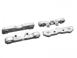 ALUMINUM 7075 T6 HINGE PIN COMPOSITE SUSPENSION BRACE MOUNT TKR9661 FOR 1/8 TEKNO RC MT48 2.0 MONSTER - RS-TKR9661/SI