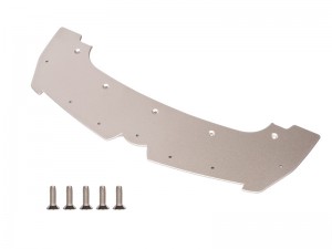 FRONT SPLITTER TITANIUM ARA320718 FOR ARRMA RC 1/7 LIMITLESS 120 6S 8S 4X4 ROLLER ARA7116V2 ARA7816 - RS-ARA320718/TI