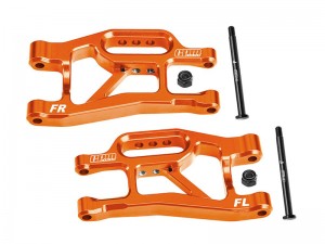 GPM SLAM055 7075 T6 ALLOY FRONT LOWER SUSPENSION ARMS 10831 FOR TRAXXAS MINI SLASH 4X4 108164-1 - SLAM055-OR