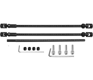 DIY UNVERSIAL STEEL FRONT / REAR CRAWLER CVD DRIVESHAFT 68 - 229mm FOR 1/10 RC AXIAL SCX-10 CAPRA 1.9 CRAWLER LCG SCALER - RS-CVD68229/BK