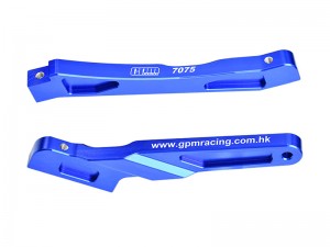 GPM MNV6016FR 7075-T6 ALLOY FRONT AND REAR CHASSIS BRACE ARA-1525 FOR ARRMA 1/8 NOTORIOUS 6S V5 V6  TYPHON 6S V5 TLR BLX TLR TUNED TYPHON OUTCAST 6S - BLUE - MNV6016FR-B