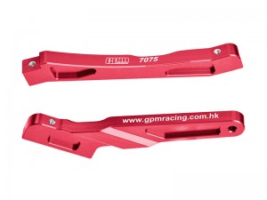 GPM MNV6016FR 7075-T6 ALLOY FRONT AND REAR CHASSIS BRACE ARA-1525 FOR ARRMA 1/8 NOTORIOUS 6S V5 V6  TYPHON 6S V5 TLR BLX TLR TUNED TYPHON OUTCAST 6S - MNV6016FR-R