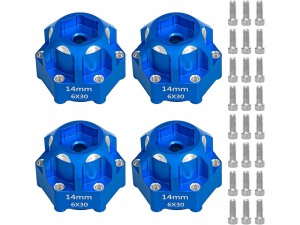 ALUMINUM 6X30 TO 14mm HEX ADAPTOR 20mm THICKNESS PRO634600 #6346-00 FOR PRO-LINE RC 1/10 ARRMA SENTON GRANITE TRUCK - RS-PRO634600/BU
