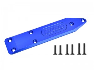 GPM MNV6330R 7075 ALLOY REAR CHASSIS SKID PLATE BRACE THICK 5MM ARA320572 FOR ARRMA 1/8 NOTORIOUS 6S V6 / OUTCAST 6S BLX - MNV6330R-B