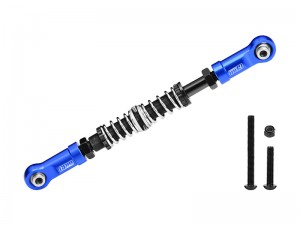 GPM LMT162 7075 ALLOY ADJUSTABLE SERVO LENGTH STEERING LINK  SPRING FORCE FOR LOSI 1/8 LMT 1.0  2.0  1/10 TLR TUNED LMT - BLUE - LMT162-B