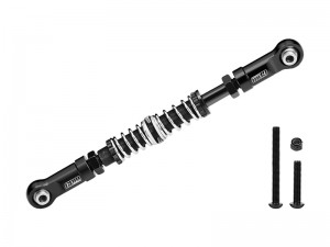 GPM LMT162 7075 ALLOY ADJUSTABLE SERVO LENGTH STEERING LINK  SPRING FORCE FOR LOSI 1/8 LMT 1.0  2.0  1/10 TLR TUNED LMT - BLACK - LMT162-BK