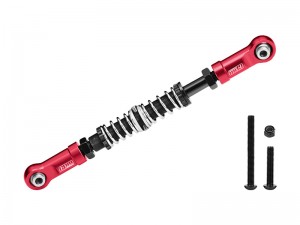 GPM LMT162 7075 ALLOY ADJUSTABLE SERVO LENGTH STEERING LINK  SPRING FORCE FOR LOSI 1/8 LMT 1.0  2.0  1/10 TLR TUNED LMT - RED - LMT162-R