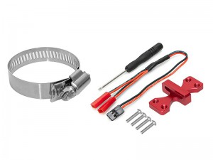 ALUMINUM DUAL COOLING FAN BELT SUPPORT MOUNT FOR 30 X 30mm 35-43mm DUAL FANS - RS-MHS3030A/RE