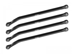 GPM H10014FR 7075 ALLOY HIGH-CLEARANCE LOWER LINK BAR SET IRC00307 FOR VANQUISH 1/10 H10 OPTIC / YOKOHAMA RTR / SPARCO RTR - BLACK - H10014FR-BK