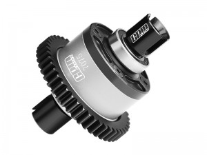 20CrMnTi STEEL 7075 ALLOY 46T CENTER COMPLETE DIFFERENTIAL 9585 FOR TRAXXAS 1/8 4WD SLEDGE 95076-4 - SILVER - SLE046S-S