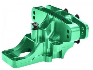 GPM TPS013 7075 T6 ALLOY REAR UPPER BULKHEAD 10921 FOR TRAXXAS 1/6 FUNCO PRO SCALE 2WD SAND CAR 8S 109076-4 - GREEN - TPS013-G