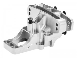 GPM TPS013 7075 T6 ALLOY REAR UPPER BULKHEAD 10921 FOR TRAXXAS 1/6 FUNCO PRO SCALE 2WD SAND CAR 8S 109076-4 - SILVER - TPS013-S